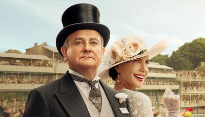 Hugh Bonneville as Lord Robert Grantham and Elizabeth McGovern as Lady Cora in 'Downton Abbey: The Grand Finale'