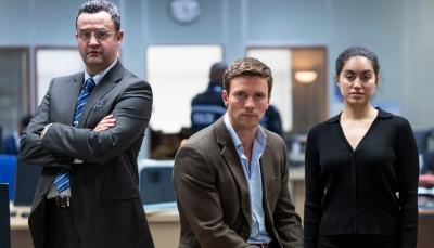 Picture shows:  Daniel Mays (DCI Brian Nies), DI Tommy Lynley (Leo Suter) and  Sofia Barclay (DS Barbara Havers)