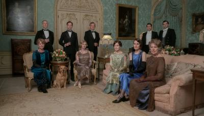 Most of the core cast of DOWNTON ABBEY: A New Era