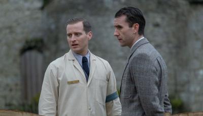 Nicholas Ralph as James Herriot and Matthew Lewis as Hugh Hulton in 'All Creatures Great And Small' Season 1 