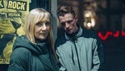 Lesley Sharp as Hannah Laing and Patrick Gibson as Christian in Before We Die
