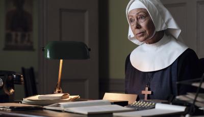 Sister Julienne (Jenny Agutter) makes plans to save Nonnatus House   Credit: Courtesy of BBC / Neal Street Productions