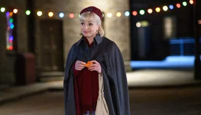 Helen George as Nurse Trixie Franklin in the Call The Midwife 2021 Christmas Special