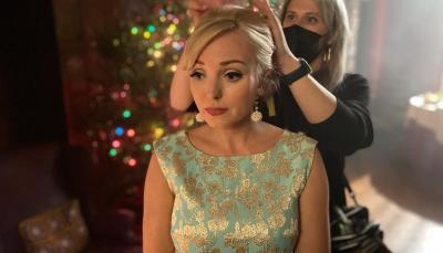 Helen George as Trixie in the Call the Midwife 2022 Christmas Special