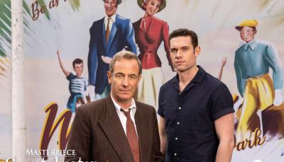 Robson Green and Tom Brittney as Rev. Will Davenport and DI Geordi Keating in 'Grantchester'