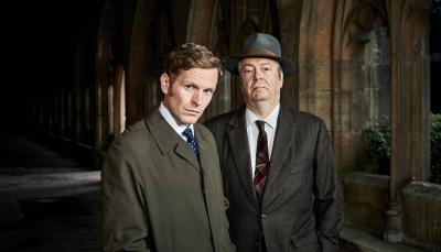 Shaun Evans as Endeavour Morse and Roger Allam as Fred Thursday in 'Endeavour' 