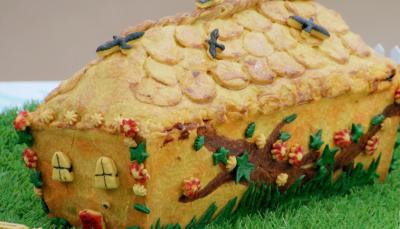 Crystelle's "Lily Nana's Pickle Cottage" Showstopper in The Great British Baking Show
