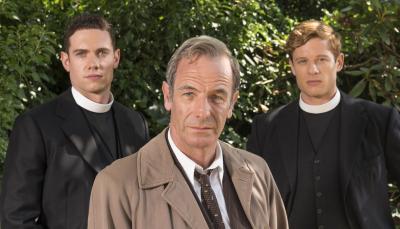 Tom Brittney, Robson Green and James Norton (Photo: Courtesy of Colin Hutton/Kudos, an Endemol Shine Company, MASTERPIECE and ITV)