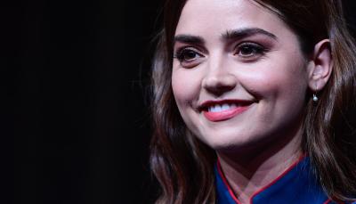 Jenna Coleman at a 2016 Television Critics Association session for "Victoria" (Photo: Rahoul Ghose/PBS)