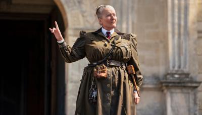 Picture shows: Emma Thompson as Agatha Trunchbull in Roald Dahl’s Matilda the Musical.
