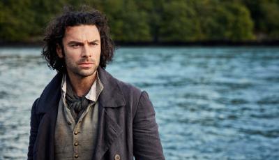 Aidan Turner, looking dreamy and rescuing folks. (Photo: Courtesy of Robert Viglasky/Mammoth Screen for BBC and MASTERPIECE)