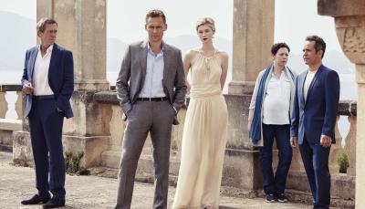 The cast of "The Night Manager". (Photo: Mitch Jenkins/The Ink Factory/AMC) 
