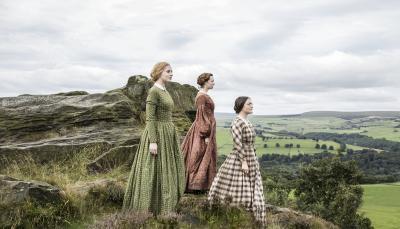Three iconic sisters in a pretty iconic-looking promo shot. (Photo: Courtesy of Gary Moyes/BBC and MASTERPIECE)