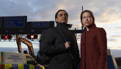 Sanjeev Bhaskar and Nicola Walker in "Unforgotten" Season 3 Courtesy of Mainstreet Pictures for ITV and MASTERPIECE