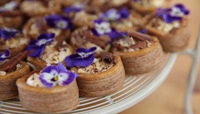 Flora's Showstopper Praline and Chocolate Vol-au-vents (Image: Courtesy of Love Productions)