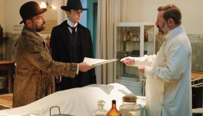Juergen Maurer and Matthew Beard in 'Vienna Blood' Season 2