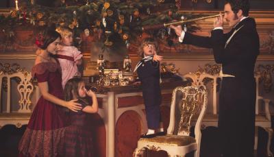 The royal family doing holiday cheer (Photo: Courtesy of ©ITVStudios2017 for MASTERPIECE)