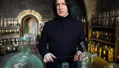 Alan Rickman in his most famous recent role: "Harry Potter's" Potions Master, Severus Snape. (Photo: Warner Bros.)