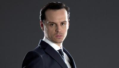 Andrew Scott as James Moriarty in "Sherlock" (Photo: (Photo: Courtesy of Hartswood Films and MASTERPIECE)