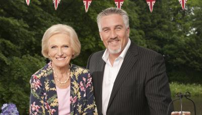 The queen and king of baking, Mary Berry and Paul Hollywood (Photo Credit: Courtesy of © Love Productions, worldwide, all media in perpetuity)