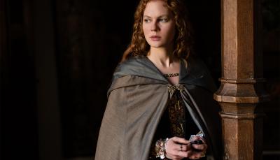 Alicia Von Rittberg as the young Elizabeth Tudor (Photo: Starz)