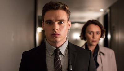 Richard Madden and Keeley Hawes in 'Bodyguard' 