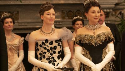 Carrie Coon and Donna Murphy in "The Gilded Age" (Photo: HBO)