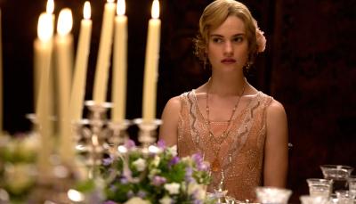 Lily James in "Downton Abbey" Season 5 (Photo: (C) Nick Briggs/Carnival Film & Television Limited 2014 for MASTERPIECE)