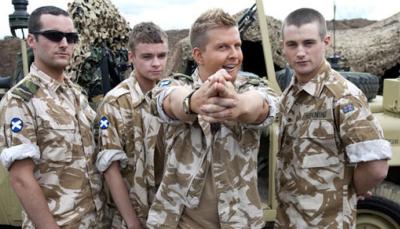 The cast of "Gary: Tank Commander" (Photo: BBC)