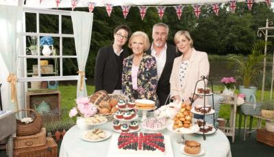 Sue, Mary, Paul and Mel return to PBS in a throwback season of The Great British Baking Show  Credit: Courtesy of © Love Productions, worldwide, all media in perpetuity