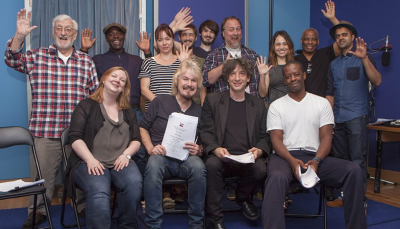 The cast and production team of How The Marquis Got His Coat Back (Photo: BBC Radio 4/BBC)