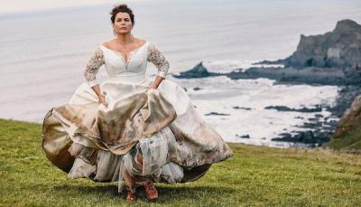 Not an auspicious start to the marriage. Julia Ormond as Julia. Photo Credit: BBC/Mainstreet Pictures