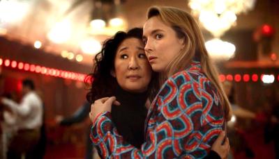 Sandra Oh and Jodie Comer in "Killing Eve" (Photo: BBC America)