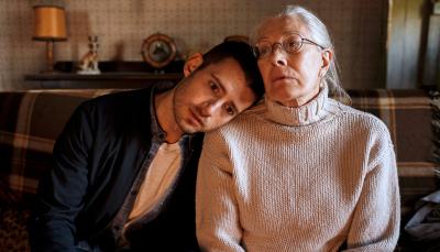 Vanessa Redgrave and Julian Morris in "Man in an Orange Shirt" (Photo: Courtesy of Nick Briggs/Kudos for BBC and MASTERPIECE)