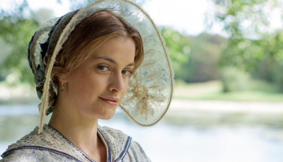 Stefanie Martini in "Doctor Thorne", in what what we must assume is a far crime from her "Tennison" gear. (Photo: ITV)
