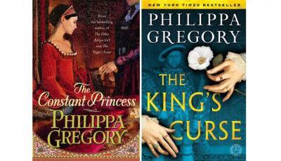 The covers of Philippa Gregory's novels "The Constant Princess" and "The King's Curse" (Photo: Simon & Schuster)