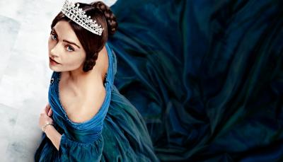 Long live Victoria and this iconic blue dress. (Photo: Courtesy of ITV Plc/MASTERPIECE)