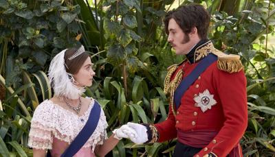 Victoria and Albert at the Great Exhibition (Photo: Courtesy of Justin Slee/ITV Plc for MASTERPIECE)