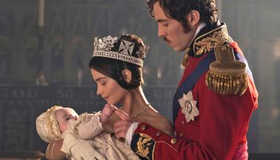 A photo of Victoria, Albert and their daughter from "Victoria" Season 2. (Photo: Courtesy of GARETH GATTRELL/ITV Plc for MASTERPIECE)