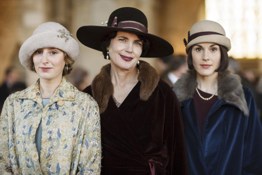 3 female characters from downton abbey 2