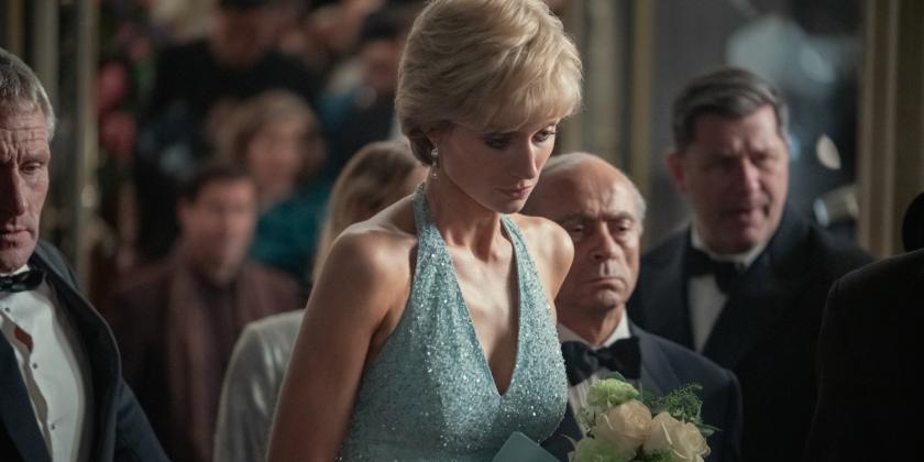 Elizabeth Debicki as Diana in The Crown Season 5 