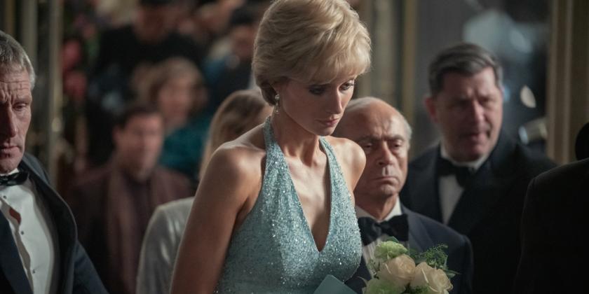 Elizabeth Debicki as Diana in The Crown Season 5
