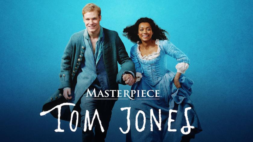Solly McLeod and Sophie Wilde in the "Tom Jones" key art