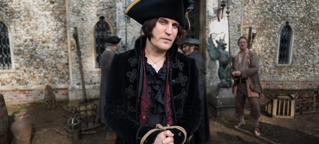 Noel Fielding as Dick Turpin in the new Apple TV+ series