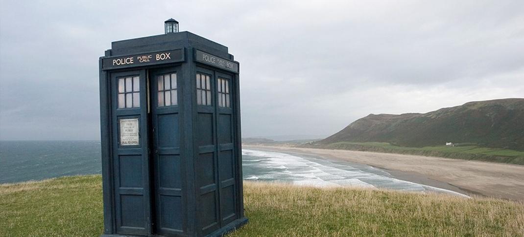 The TARDIS in Doctor Who