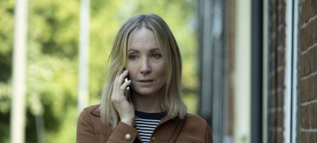 Picture Shows: Joanne Froggatt as Sarah Vincent in 'Sherwood'