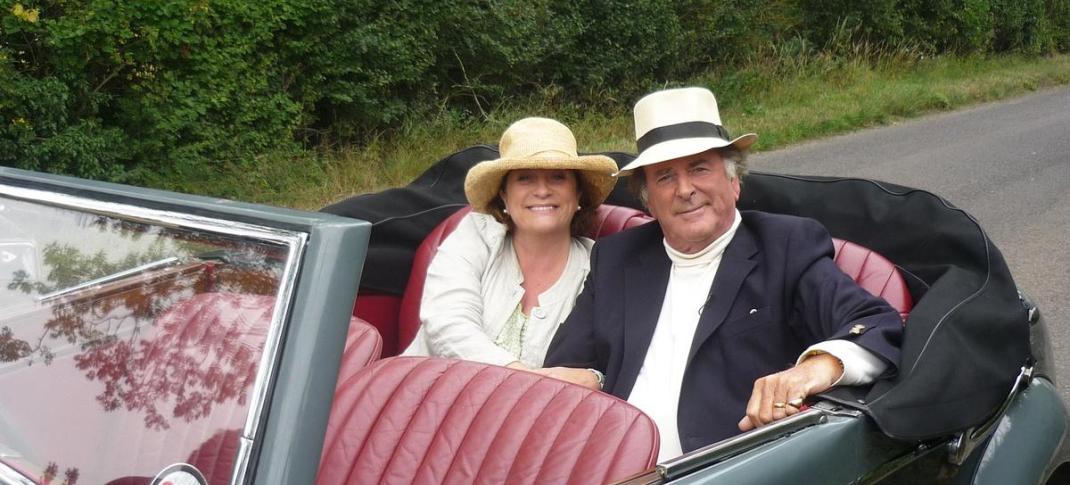 Picture shows: Sir Terry Wogan and Caroline Quentin in Antiques Road Trip Season 1