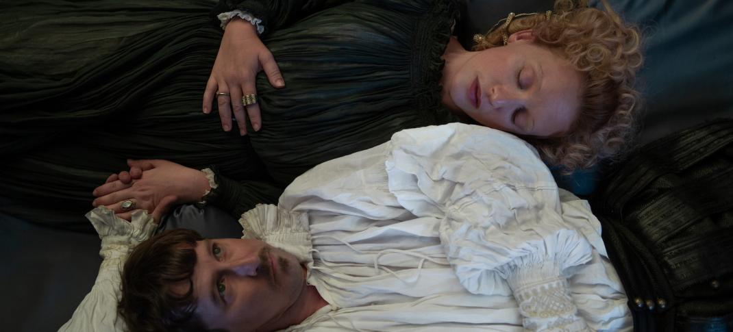 Picture shows: Diane de Poitiers (Ludivine Sagnier) asleep with Henri (Lee Ingleby) to war