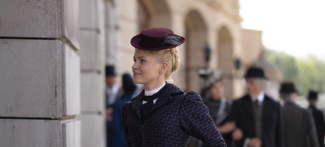 Picture shows: Kate Phillips as Eliza Scarlet in Miss Scarlet and The Duke Season 2 Episode 1