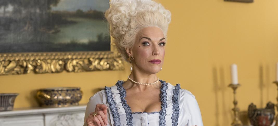 Hannah Waddingham as Lady Bellaston in "Tom Jones"